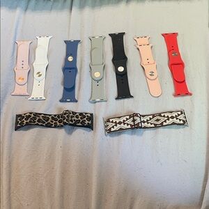 Smart watch bands set of 9